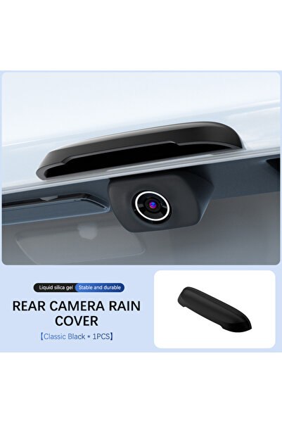 Choice4 Black B Durable Car Rear Camera HD Reversing Rain Cover Silicone Weat...