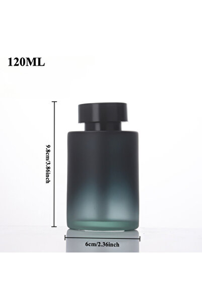 Choice1 زجاجة ناشر عطر زجاجية سوداء فارغة سعة 120 مل قابلة لإعادة التعبئة، وع...
