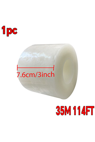 Choice1 شريط عازل شفاف للنوافذ، 7.6 سم × 35 م، لفصل الشتاء، مانع لتسرب الهواء...