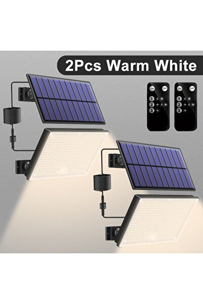 Choice قطعتان من مصابيح LED الشمسية البيضاء الدافئة 400، فائقة السطوع، مزودة ...
