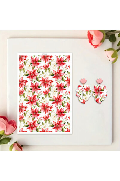 Choice5 11 قطعة من عناصر عيد الميلاد، ورق نقل من طين البوليمر، رجل ثلج، جرس، ...