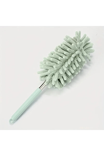 Choice3 أخضر فاتح - قطعة واحدة - منفضة غبار صغيرة قابلة للغسل بمقبض قابل للتم...