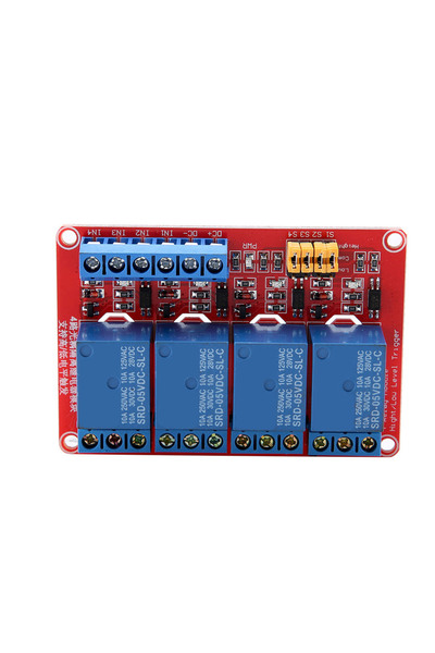 choice2 5V 4 Channel Optoupler Relay Module Board High & Low Trigger Relay Mo...
