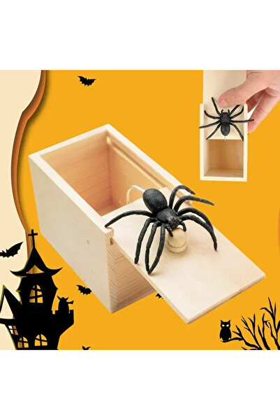 choice2 1 PC Wooden Prank Trick Practical Joke Spider Scare Prank Box Surpris...