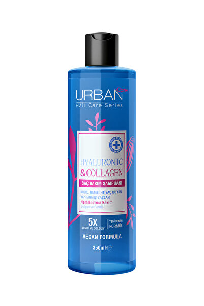 Urban Care Hyaluronic & Collagen Volumizing Hair Care Shampoo-350 ml X3 -Extra Volumizing