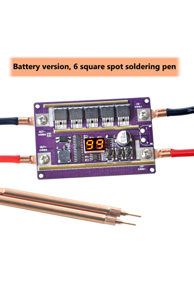 choice2 ٦ أقلام مربعة، طقم لحام موضعي ١٢ فولت، قابل لتعديل الطاقة، آلة لحام م...
