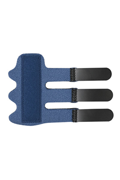 Choice1 جبيرة تثبيت الأصابع الزرقاء (قطعتان) - دعامة لتخفيف آلام الأصابع، قاب...