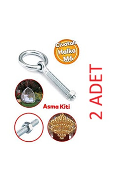 AKN HALKALI CİVATA M6 ( 2 ADET GÖNDERİLİR)