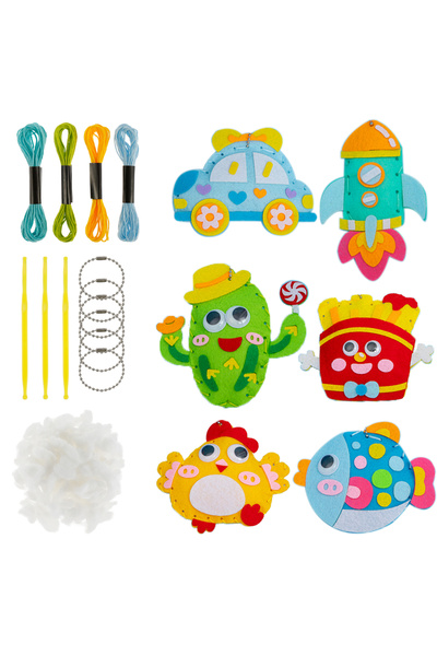 choice2 6pcs doll set B 14/6pcs Animals Sewing Kit for Beginner Kids Arts & C...