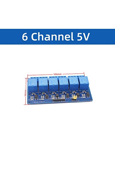 Choice12 1pcs 6 Channel 5V 1 4 6 8 Channel 5V12V24V Relay Module with Optoupl...