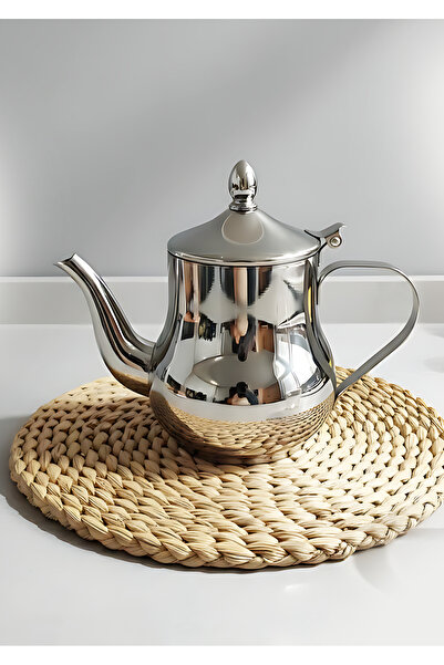 Bisbell إبريق شاي مغربي من الفولاذ المقاوم للصدأ، سعة 350 مل، فضي اللون، رقم ...