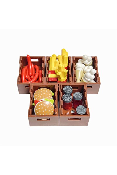 Choice7 أدوات الطعام - 7 قطع من الأطعمة والأدوات، مكعبات بناء، ألعاب يمكنك صن...