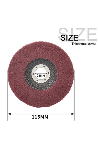 Choice3 قرص تلميع من ألياف النايلون، مقاس 320/115/100/115/125 مم، حبيبات 320،...