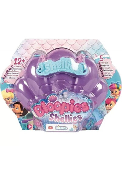 Bloopies Shellies Doll - Surprise Pack, 5 Accessories, Purple