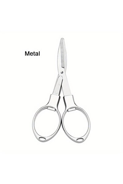 Choice7 مقص قابل للطي فضي اللون، قاطع خيوط صيد من الفولاذ المقاوم للصدأ، مقص ...