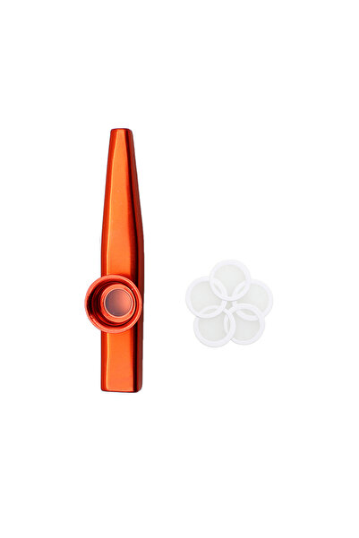 Choice5 Red Kazoo IRIN Metal Kazoos with Kazoo Flute Diaphragms Mouth Kazoos ...