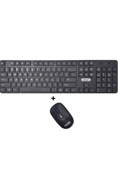 Mihai Set tastatură și mouse wireless Andowl Q 5003