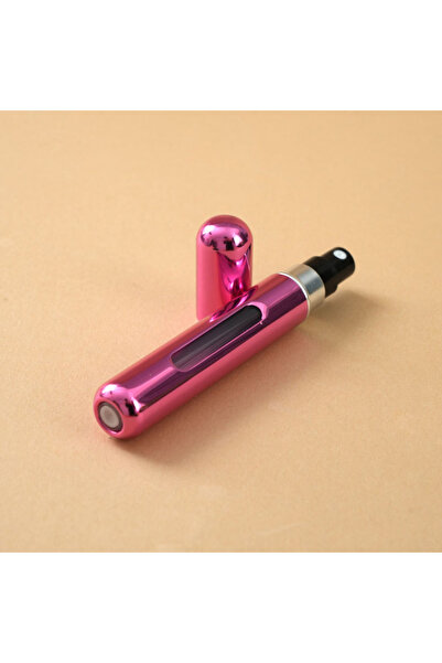 Choice10 زجاجة عطر معدنية قابلة لإعادة التعبئة سعة 10 مل بلون أحمر وردي فاتح،...