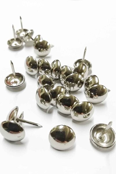 BenimMarifetlerim Gümüş Metal Raptiye 50 Adet