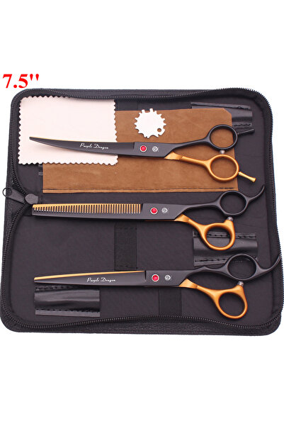 Choice25 Z3088JinPYS 7.5'' Professional Pet Grooming Scissors Hair Cutting Fi...
