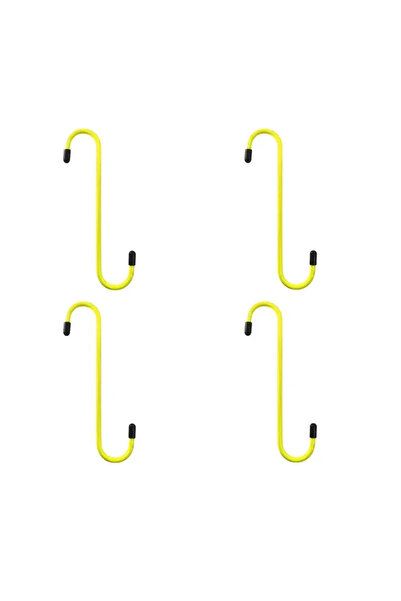 Choice3 4PCS-Yellow 4-1Pcs Car Caliper S Shape Hanger Hooks Suspension Disc S...