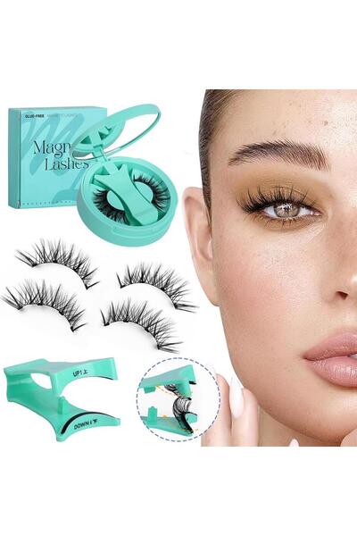 Choice3 رموش مغناطيسية قابلة لإعادة الاستخدام، رموش منك ثلاثية الأبعاد مجنحة ...