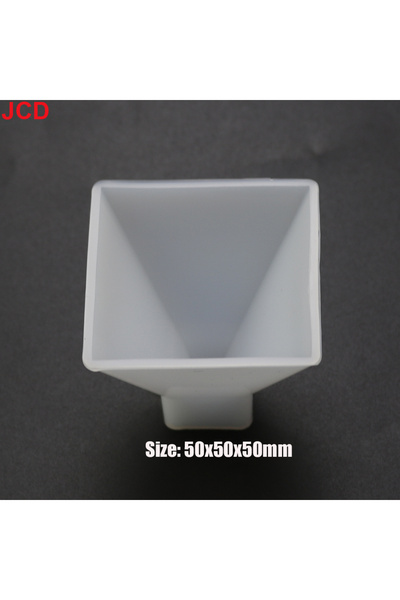 choice2 قالب سيليكون هرمي مكعب الشكل مقاس 50 مم من JCD، قطعة واحدة، لصنع أدوا...