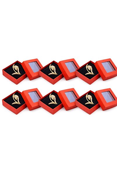 OEM Set 6 Mărțișoare Broșă Ghiocel Elegantă cu Cristale, Design Modern, Metal...