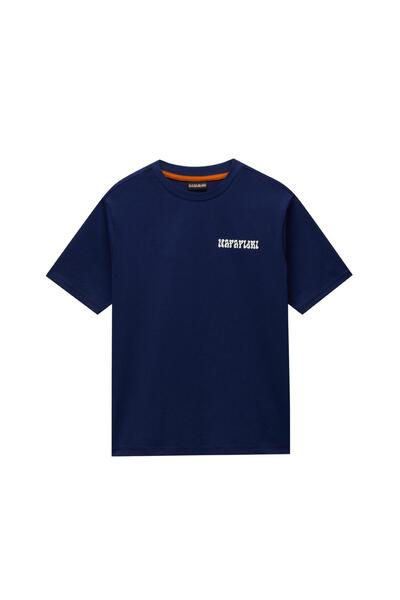 Napapijri P0A4I13B2Q1-R S-Sol Ss Tricou bărbătesc Bleumarin