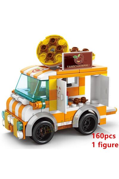 Choice30 no Box 160pcs DIY Architecture Store Street View Food House Building...