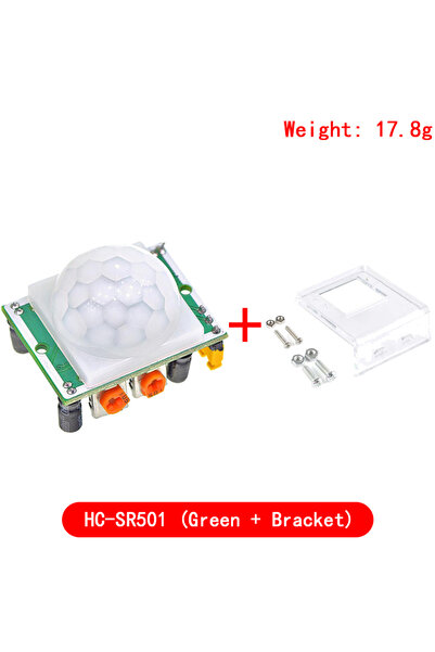 choice2 وحدة استشعار الحركة بالأشعة تحت الحمراء الكهروحرارية HC-SR501 قابلة ل...