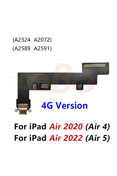 choice2 كابل مرن بمنفذ شحن USB DK أبيض (4G) لأجهزة iPad Air 1 و2 و3 و4 و5 (20...