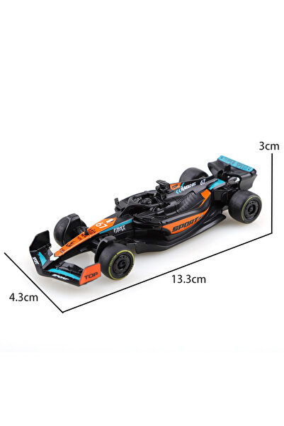 Choice3 orange (Bagged) 1.43 Alloy Model Racing Car Toy, Exquisite Formula Al...