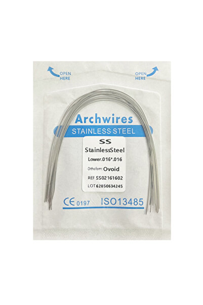 Choice18 16x16 Lower 10pcs/pack Dental Orthodontic Stainless Steel Round/Rect...