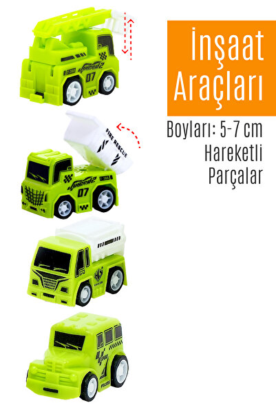 SmartFox Toy Construction Equipment Maintenance Tools Frictional 4-Piece Set