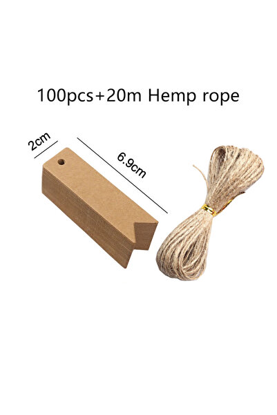 Choice كما هو موضح في الشكل 100 كيلوبايت، بني، 20 متر، 50/100 قطعة، بطاقات تع...