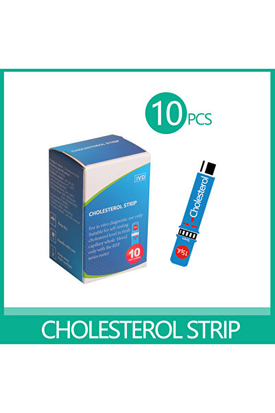choice2 Cholesterol 10PC Medical Multi-Function Meter 3 in1 Cholesterol Uric ...