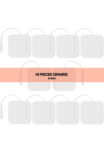 Choice 10 قطع - وسادات جل بديلة لجهاز العلاج الطبيعي TENS، وسادة محفزة للعضلا...