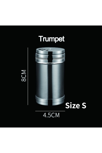 Choice3 Size S JJYY Salt Sugar Bottle Rotating Cover Multi-purpose Stainless ...