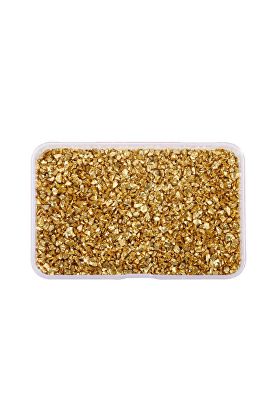 Choice75 30 غرام ذهبي، 80 غرام/علبة، أحجار زجاجية مطحونة ملونة، حشو راتنج لقو...