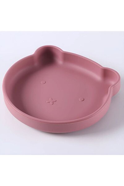Choice7 burgundy Silicone tableware set children cartoon dinner plate water c...