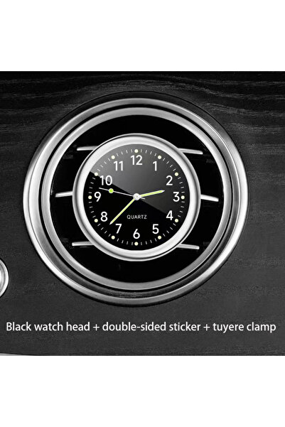 Choice1 black Car Paste Clk Car Digital Electronic Watch Car Watch 40 Quartz ...
