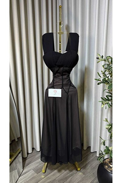 GORI FASHION Soft chiffon evening dress