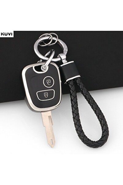 Choice3 غطاء حماية أسود من مادة TPU لمفتاح السيارة عن بعد، متوافق مع سيارات ب...