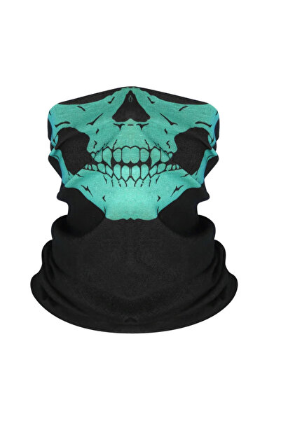 Choice3 green Halloween Mask Horror Skeleton Chin Mask Skeleton Performance P...