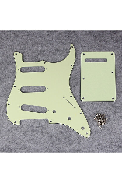 Choice10 Mint Green 3ply FLEOR Set of SSS kguard ST FD Guitar Scratch Plate 1...