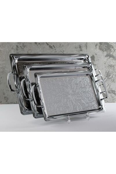 TOHFAT-AL MAIDAH Luxury 3-piece serving tray set