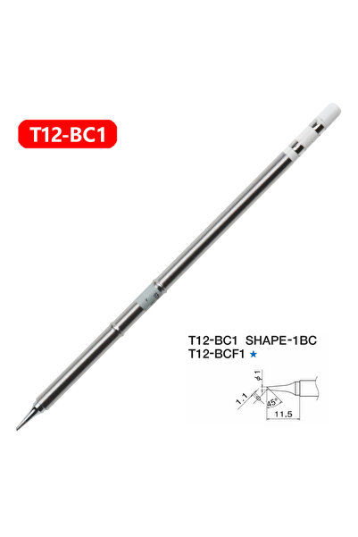Choice4 T12-BC1 T12 Soldering Iron Tips Replacement Various Models of Tip Ele...