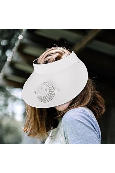 Generic Portable USB Rechargeable Fan Cap, Summer Cooling Hat with 3-Speed Fa...