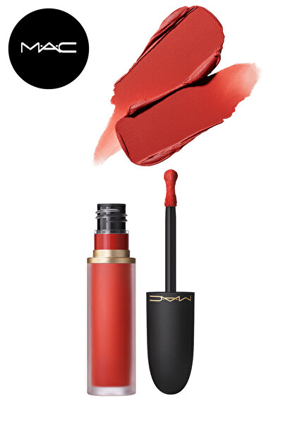 M.A.C Powder-Like Matte Lip and Cheek Mousse Liquid Lipstick with 10-Hour Moi...